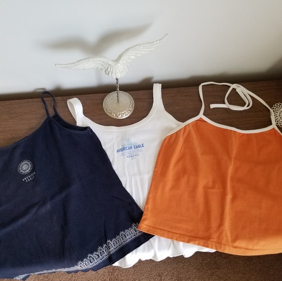 American Eagle Outfitters Tops - 🚫SOLD AE Vintage Tank and Halter Top Bundle